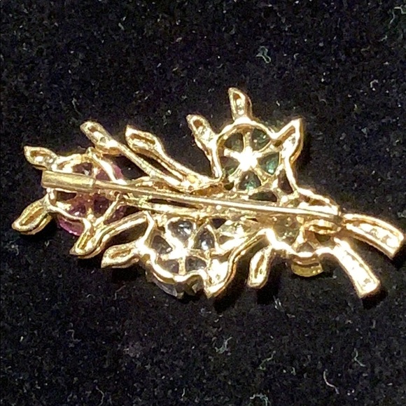 14KT Gold Emerald/Yell sapphire/Ruby/Diamond - Picture 8 of 10